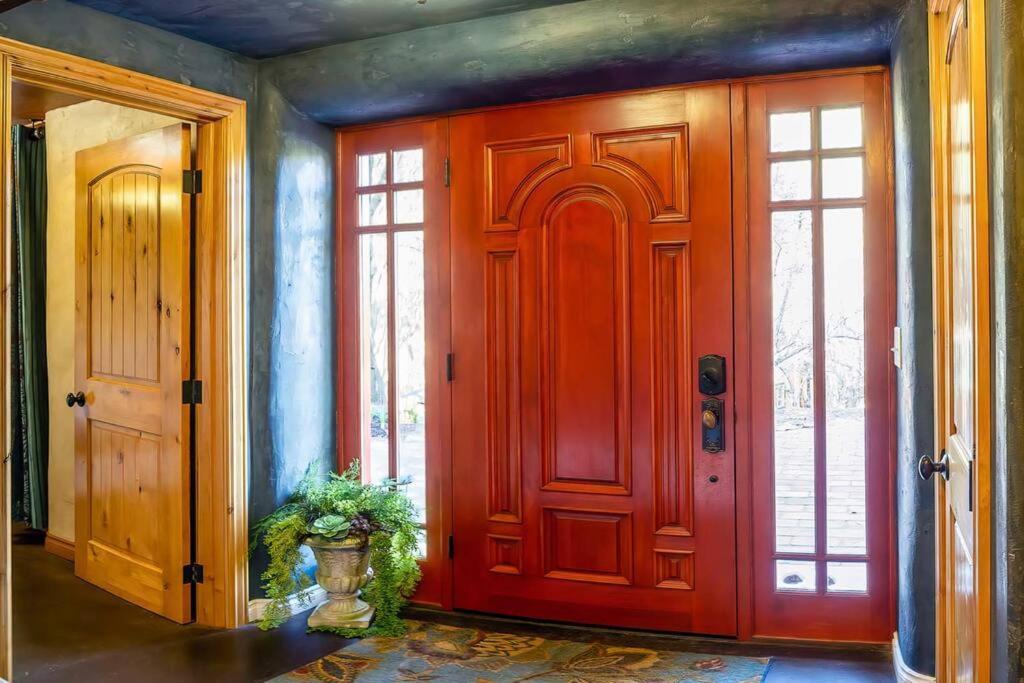 European Style Straw Bale Retreat Ashland Exterior foto