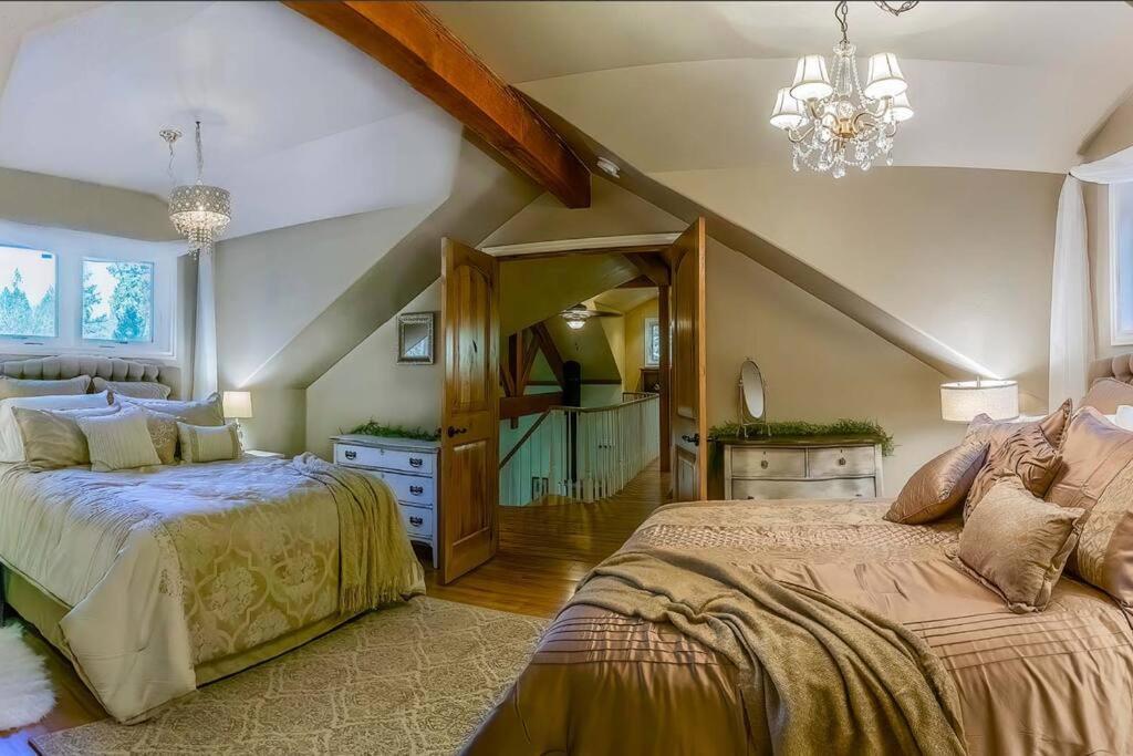 European Style Straw Bale Retreat Ashland Exterior foto